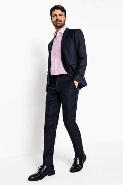 Chemise sans repassage slim en coton