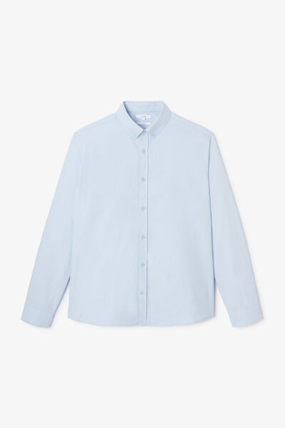 Chemise oxford en coton unie