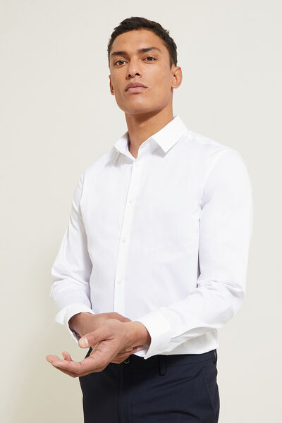 Chemise regular unie