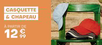 Casquette & chapeau à partir de 15€99
